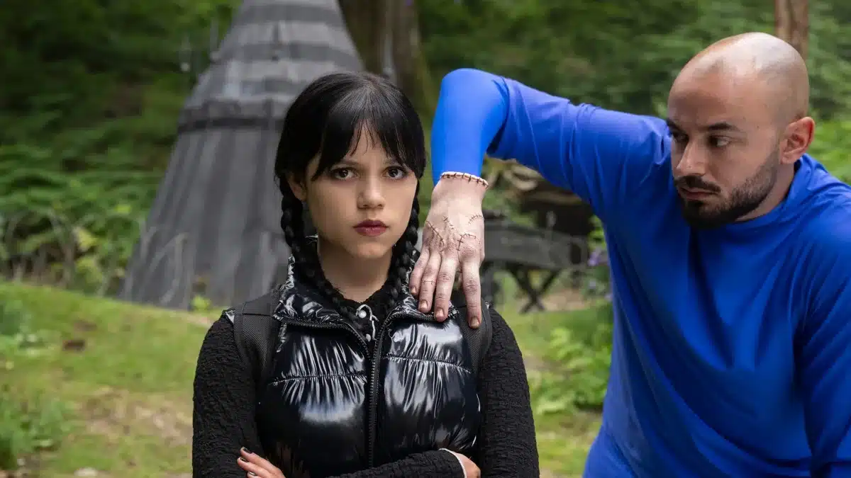 wednesday-thing-actor-season-2 Wednesday Season 2 Part 1 Ending Explained: What’s Next for Tyler Laurel’s Fate & Wednesday’s Lowest Moment Yet