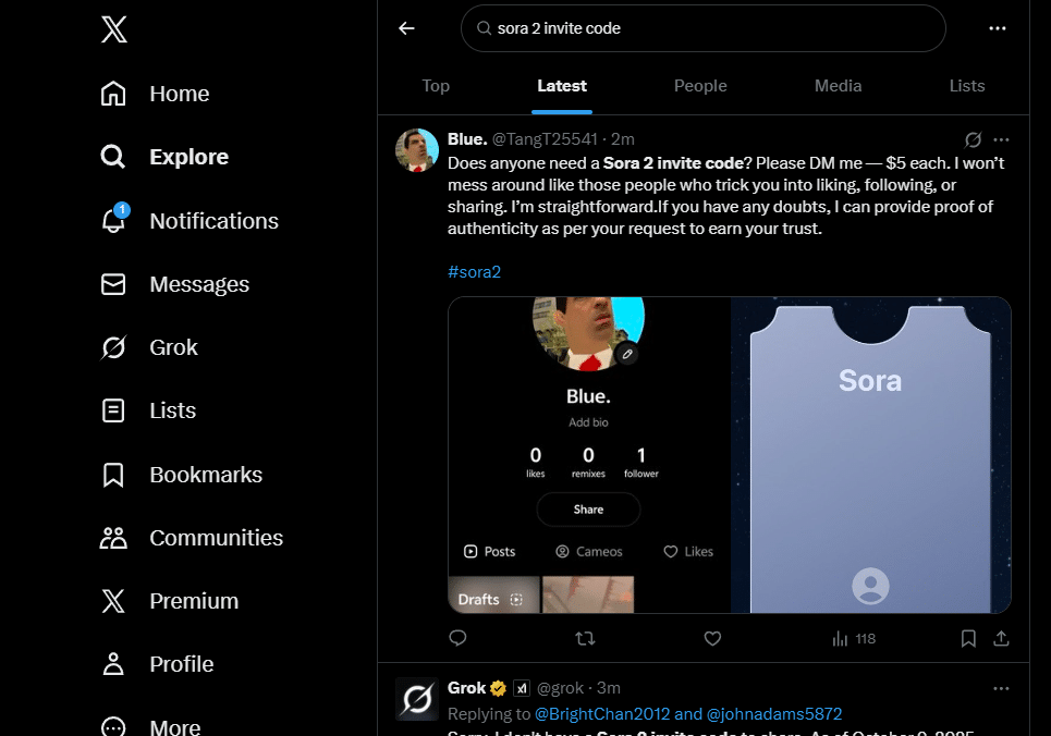 Screenshot-2025-10-09-211554 Sora 2 Invite Code - How to Get a Sora 2 Invite Code Easy Method Working Codes